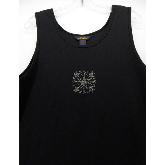 VINTAGE Woolrich Dress Medium Pullover Tank Cottage Midi Stretch - Picture 2 of 9